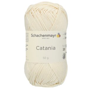 Schachenmayr Catania Cotton, 00130 Creme 50g