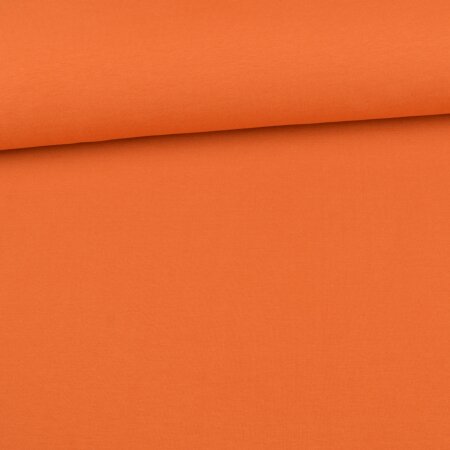 Soft Touch Year round Sweat French Terry brushed Amelie - Uni Orange