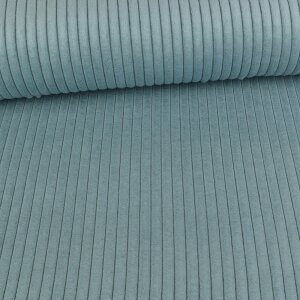 Wide Corduroy Velvet Upholstery Fabric - Swafing - Petrol