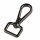 carabiner hook bag snap hook metal -  15 mm nickel black