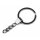 Key ring with chain - Ø30 mm nickel black