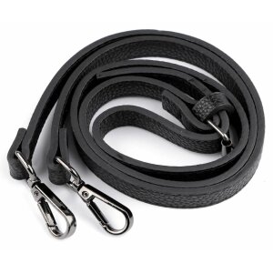 Bag strap with carabiners adjustable 113-123 cm - Black...