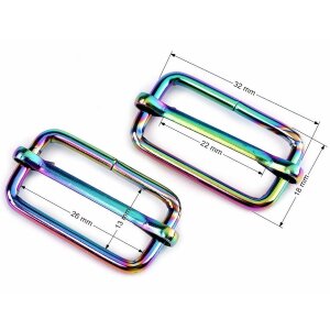 Slider for straps 26 mm - Multicolor