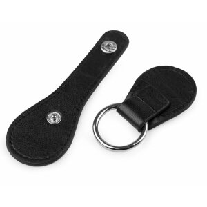 Faux leather clasp 36x125 mm - Black