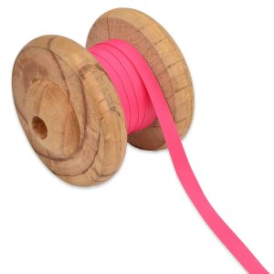 Grosgrain ribbon plain 10 mm - Dark Pink
