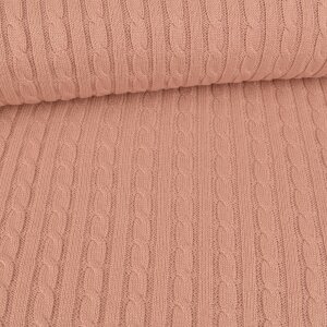 Cotton knit fabric Sophie - Rosé
