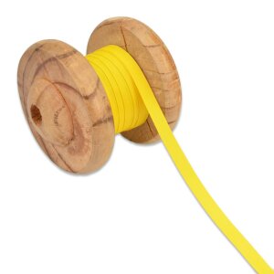 Grosgrain ribbon plain 10 mm - Yellow