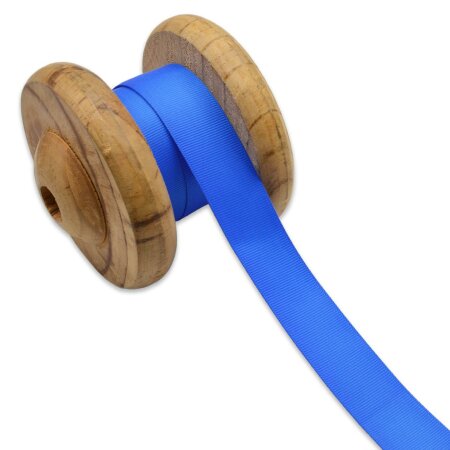 Grosgrain ribbon plain 25 mm - Cobaltblue