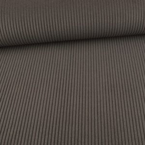 Wide Corduroy Velvet Upholstery Fabric - Dark Grey