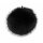 Faux Fur Pompom Black 6cm
