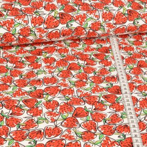 Jersey - Strawberry Chaos on White