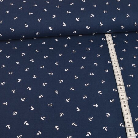 Jersey - Small anchors on Navy
