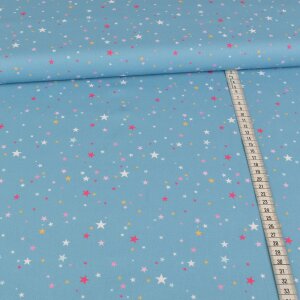 cotton fabric - Little stars on blue