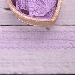 Fine Lace Floret Lilac 43mm