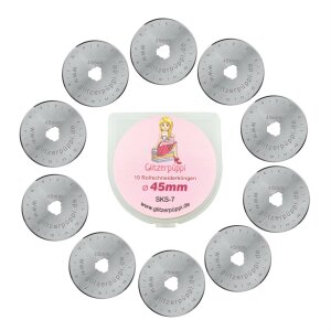 45 mm Spare Blades for Rotary Cutter / Rotary Cutter Blades (10-pack Standard)