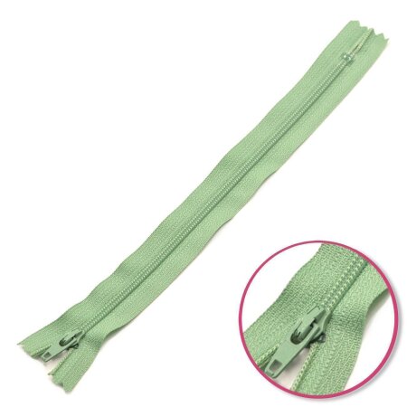 Zipper reed Green 18cm Non Seperable YKK (0561179-004)
