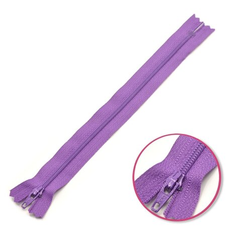 Zipper Purple Non Seperable 12cm YKK (0561179-019)