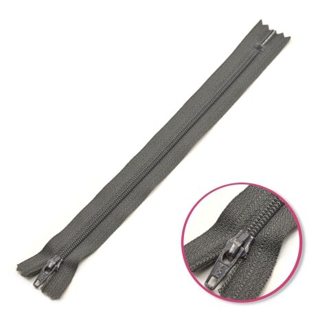 Zipper Slate-Grey 12cm Non Seperable YKK (0561179-182)