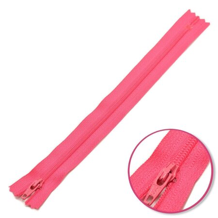 Zipper Pink 12cm Non Seperable YKK (0561179-516)