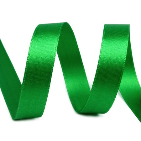 Satin Ribbon 15mm Green