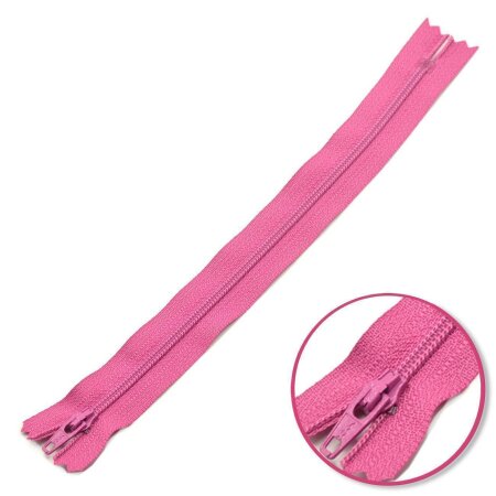 Zipper Dusky Pink 12cm Non Seperable YKK (0561179-524)