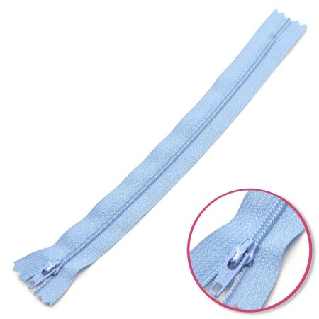 Zipper Pastel-Blue Non Seperable YKK (0561179-543)