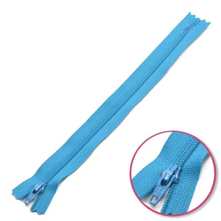 Zipper Turquoise 12cm Non Seperable YKK (0561179-549)