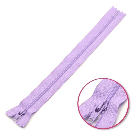 Zipper Pastel Lilac 12cm Non Seperable YKK (0561179-553)