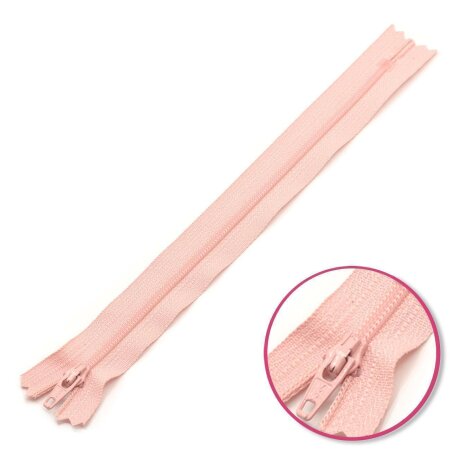 Zipper Pearl Pink Pink 12cm Non Seperable YKK (0561179-811)