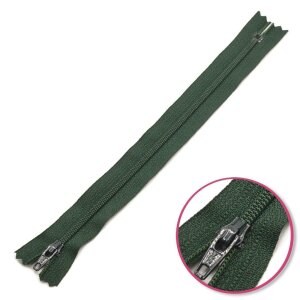 Zipper Dark Green Non Seperable YKK (0561179-890)