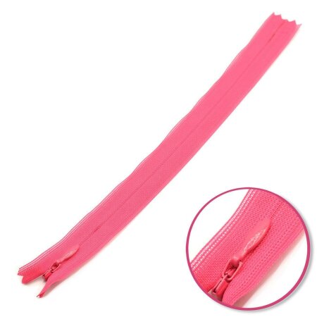 Concealed Zipper Pink 60cm Non Seperable YKK (0004715-516)