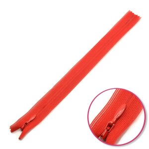 Concealed Zipper Red Non Seperable YKK (0004715-519)