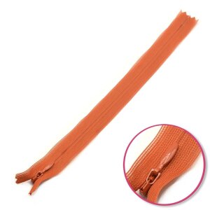 Concealed Zipper rust-Brown Non Seperable YKK (0004715-850)