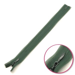 Concealed Zipper Dark Green Non Seperable YKK (0004715-890)