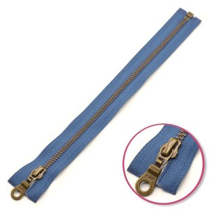 Zipper Denim-Blue Seperable Antique-Gold YKK (0503311-839)