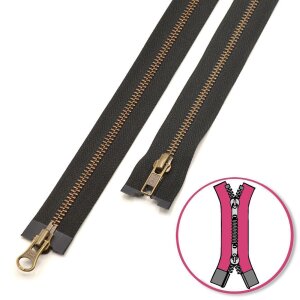 Zipper Black two-ways Seperable YKK (0593552-580)