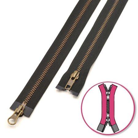 Zipper Black 40cm two-ways Seperable YKK (0593552-580)