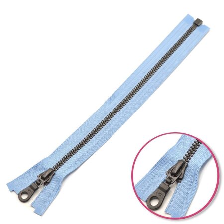 Zipper Pastel-Blue Seperable with Teeth Plastic YKK (4296577-546)