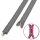 Zipper Slate-Grey two-ways Seperable with Teeth Plastic YKK (4335819-182)