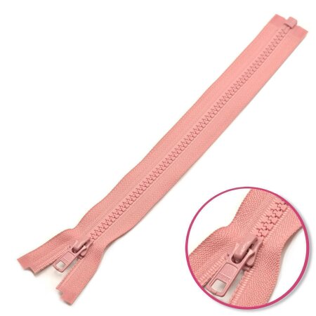 Zipper Dusky Rose Pink 25cm Seperable with Teeth Plastic YKK (4335956-070)
