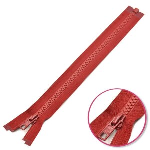 Zipper Dark Red Seperable with Teeth Plastic YKK...