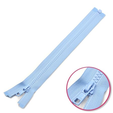 Zipper Pastel-Blue 65cm Seperable with Teeth Plastic YKK (4335956-546)