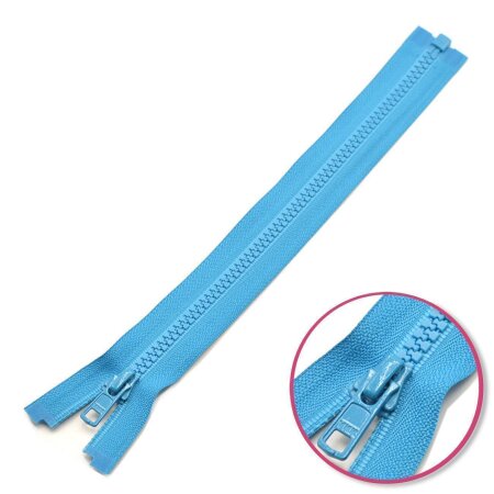 Zipper Turquoise 50cm Seperable with Teeth Plastic YKK (4335956-549)