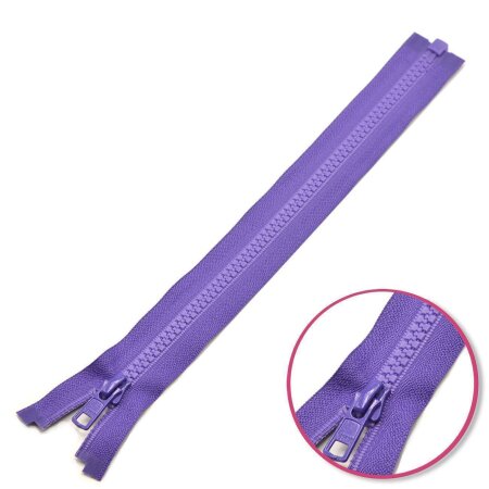 Zipper Dark Purple 25cm Seperable with Teeth Plastic YKK (4335956-559)