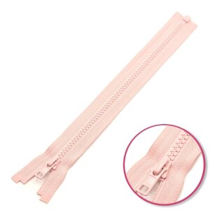 Zipper Pearl Pink Seperable with Teeth Plastic YKK...