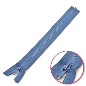 Zipper Denim-Blue Seperable with Teeth Plastic YKK...