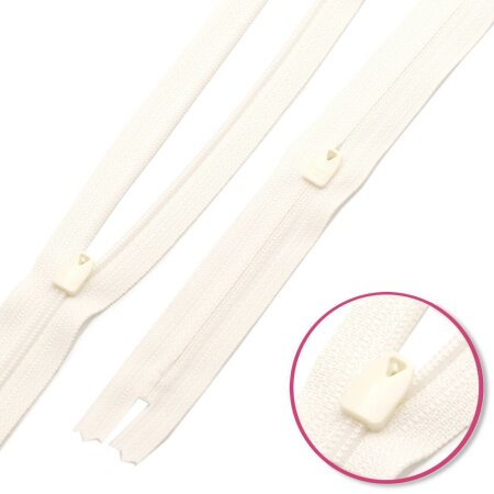 Bedding Zipper White Non Seperable YKK (0810102-501)