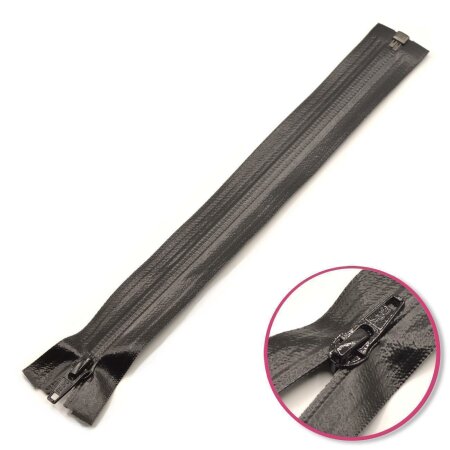 Zipper Black 14cm Non Seperable water-repellant YKK (4404473-580)