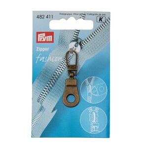 Zipper Fashion-Zipper, Eyelet, Brass (482411)
