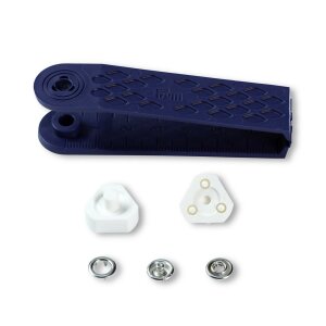 No Sew Snap Fasteners "Jersey", Jagged-Ring,...